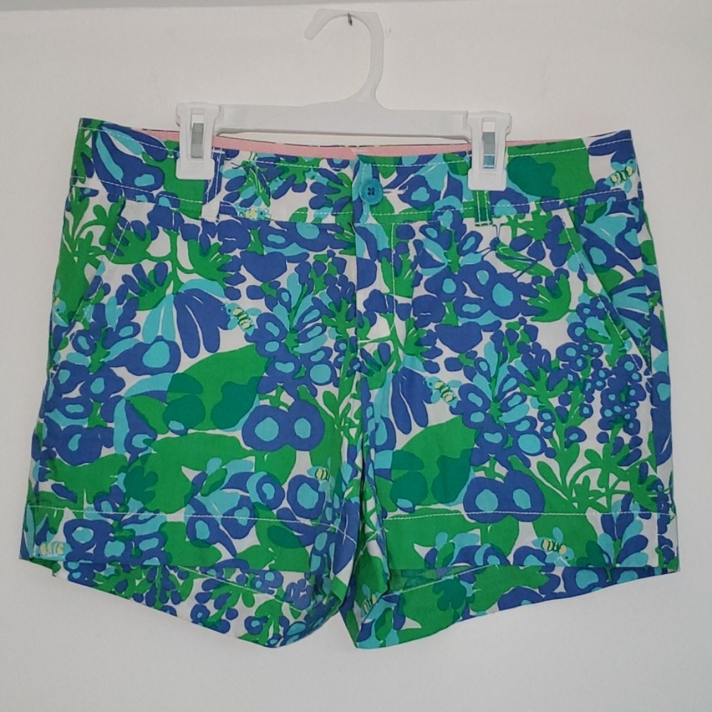 Lilly Pulitzer Bee in Your Bonnet Shorts Size 6